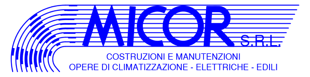 Micor S.R.L. - Costruzioni e manutenzioni - Opere di climatizzazione - elettriche - edili